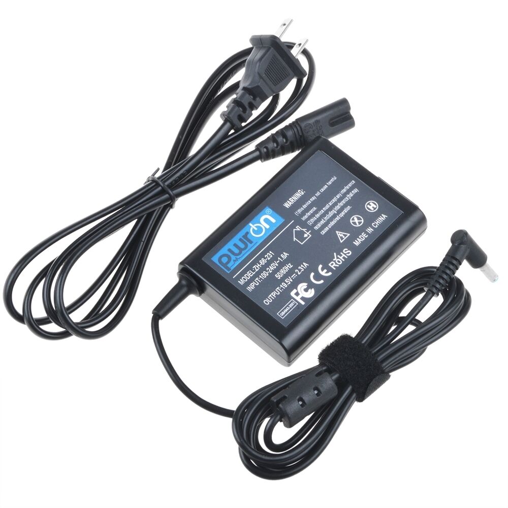 PwrON 45W 19.5V 2.31A AC Adapter for HP 15-f009ca Notebook Power Supply Cord