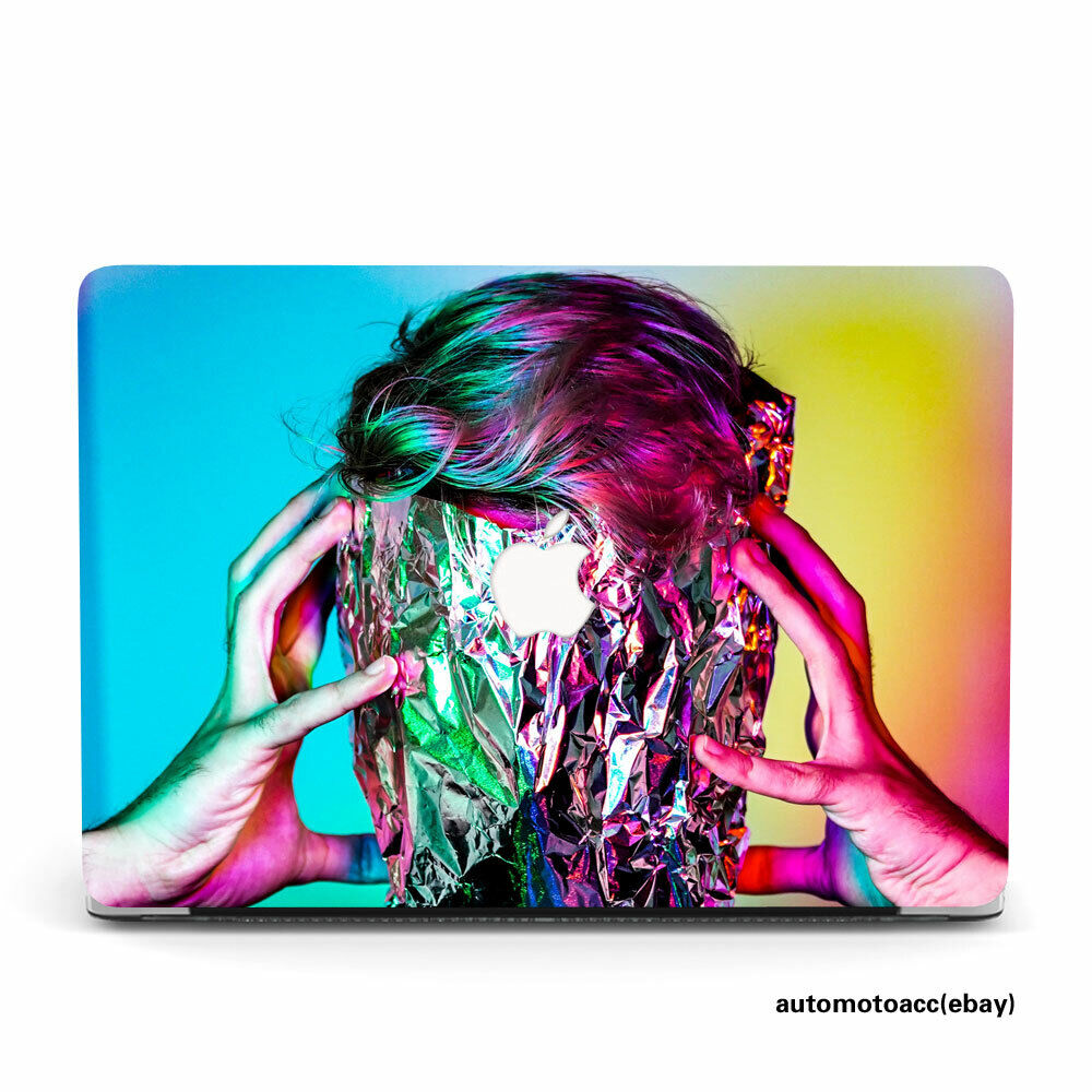 Trendy Tinfoil Mask Man 2in1 Case For Macbook Pro Retina Air 11 12 13 15 16 inch