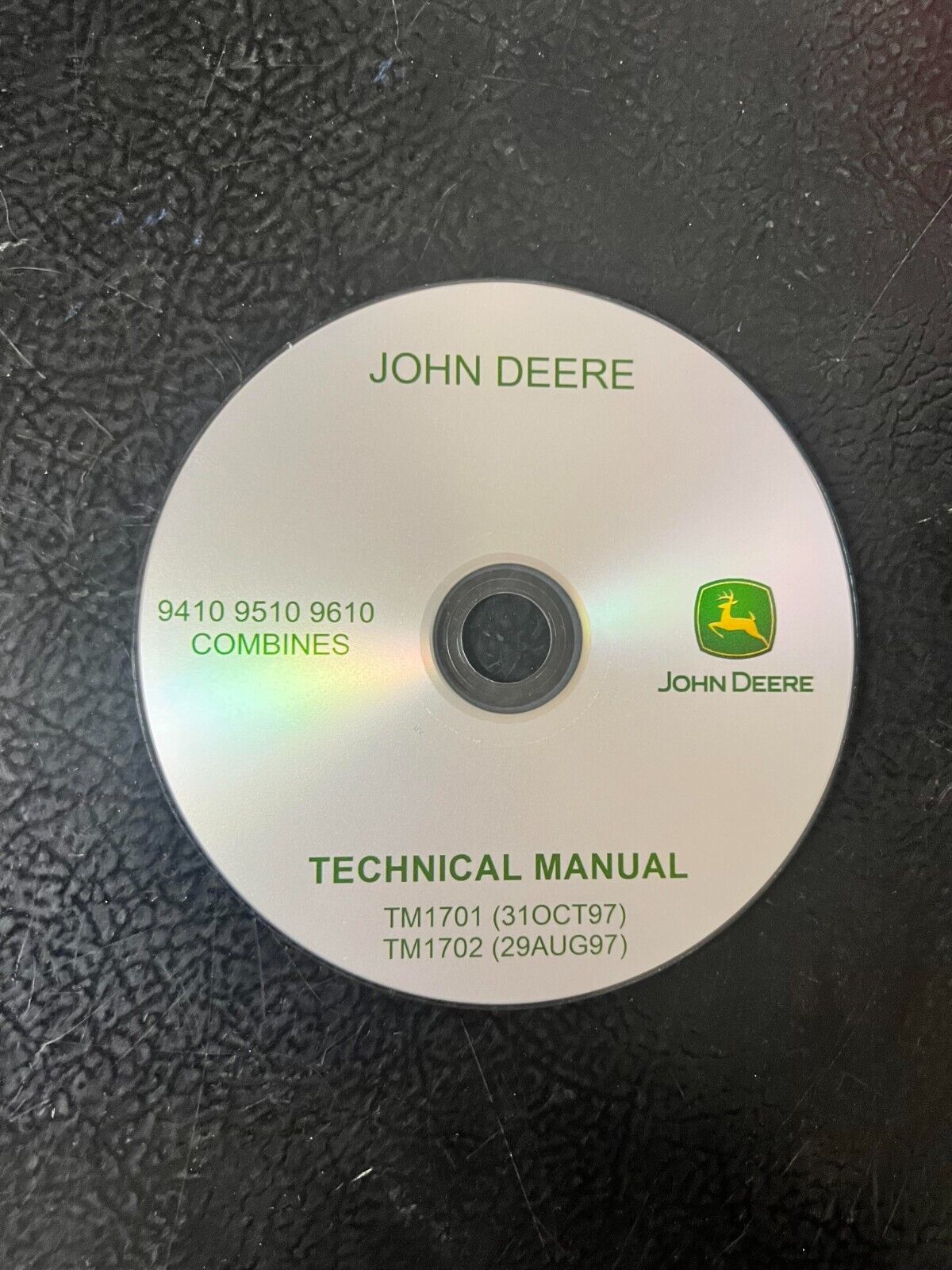 BEST JOHN DEERE 9410 9510 9610 COMBINES SERVICE REPAIR MANUAL CD TM1701 TM1702
