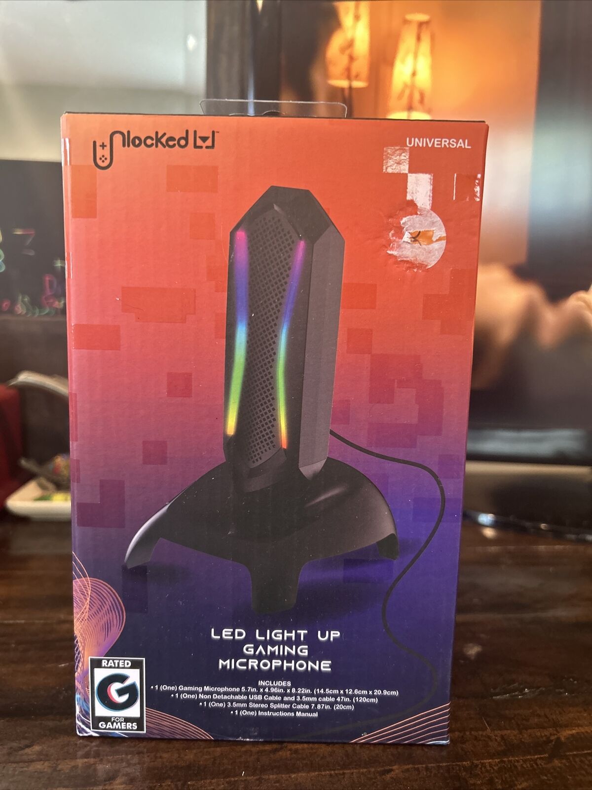LED Light Up Gaming Microphone
