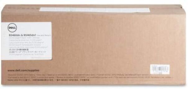 New Genuine OEM Dell X5GDJ Toner Cartridge S5830dn SEALED FOIL BAG OPEN BOX