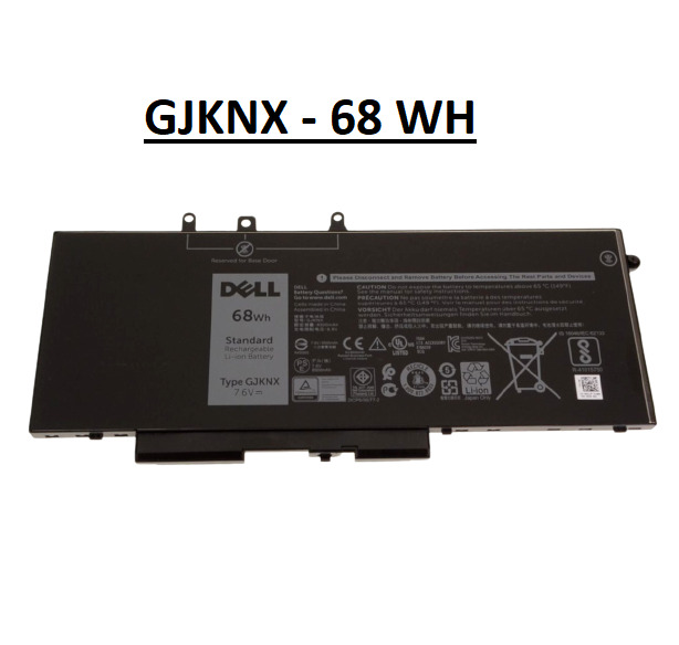New Original Dell GJKNX Latitude 5480 5580 5280 0GJKNX 68Wh Laptop Battery