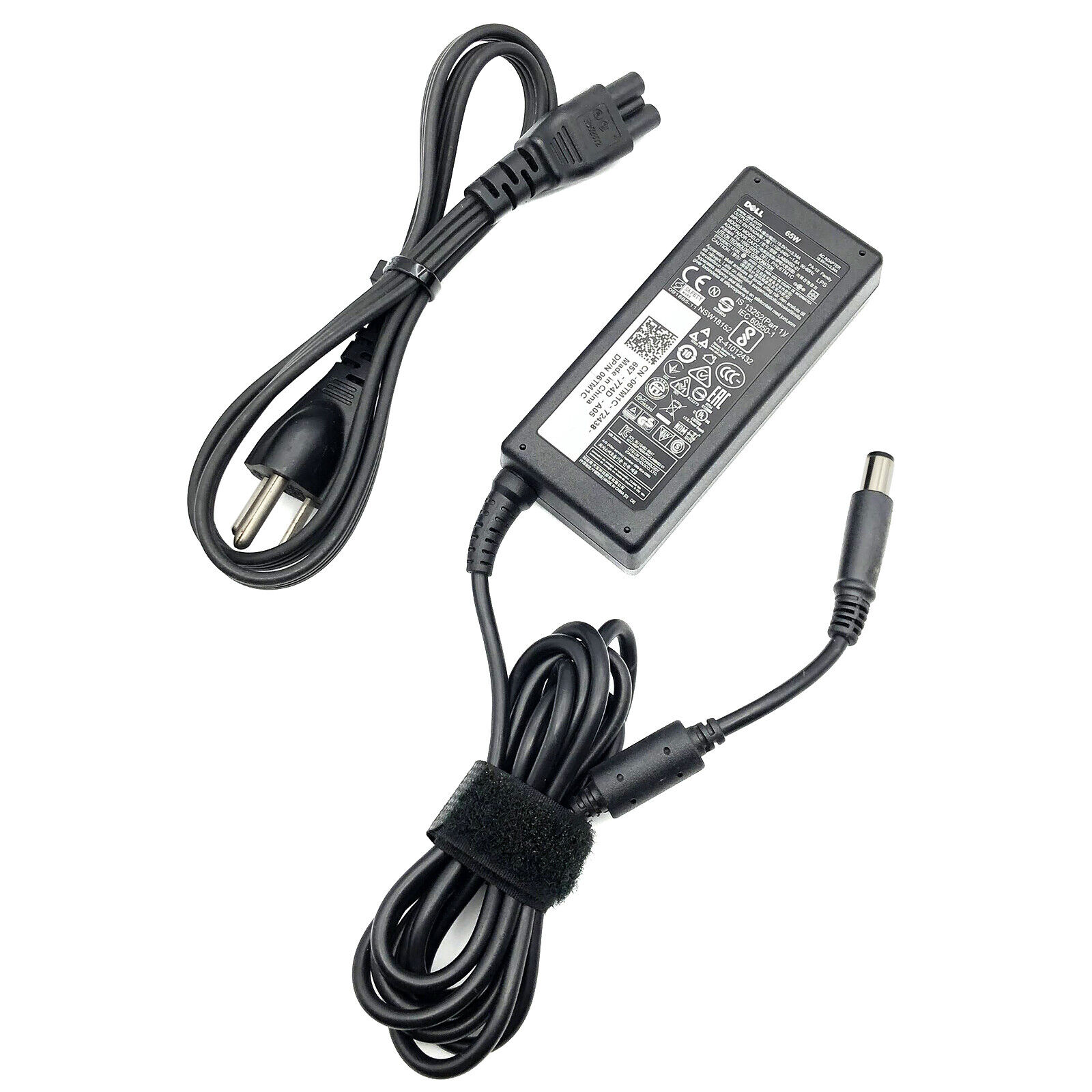 Genuine Dell AC Adapter For Latitude 3190 5300 7300 7400 Laptop Charger 65W w/PC