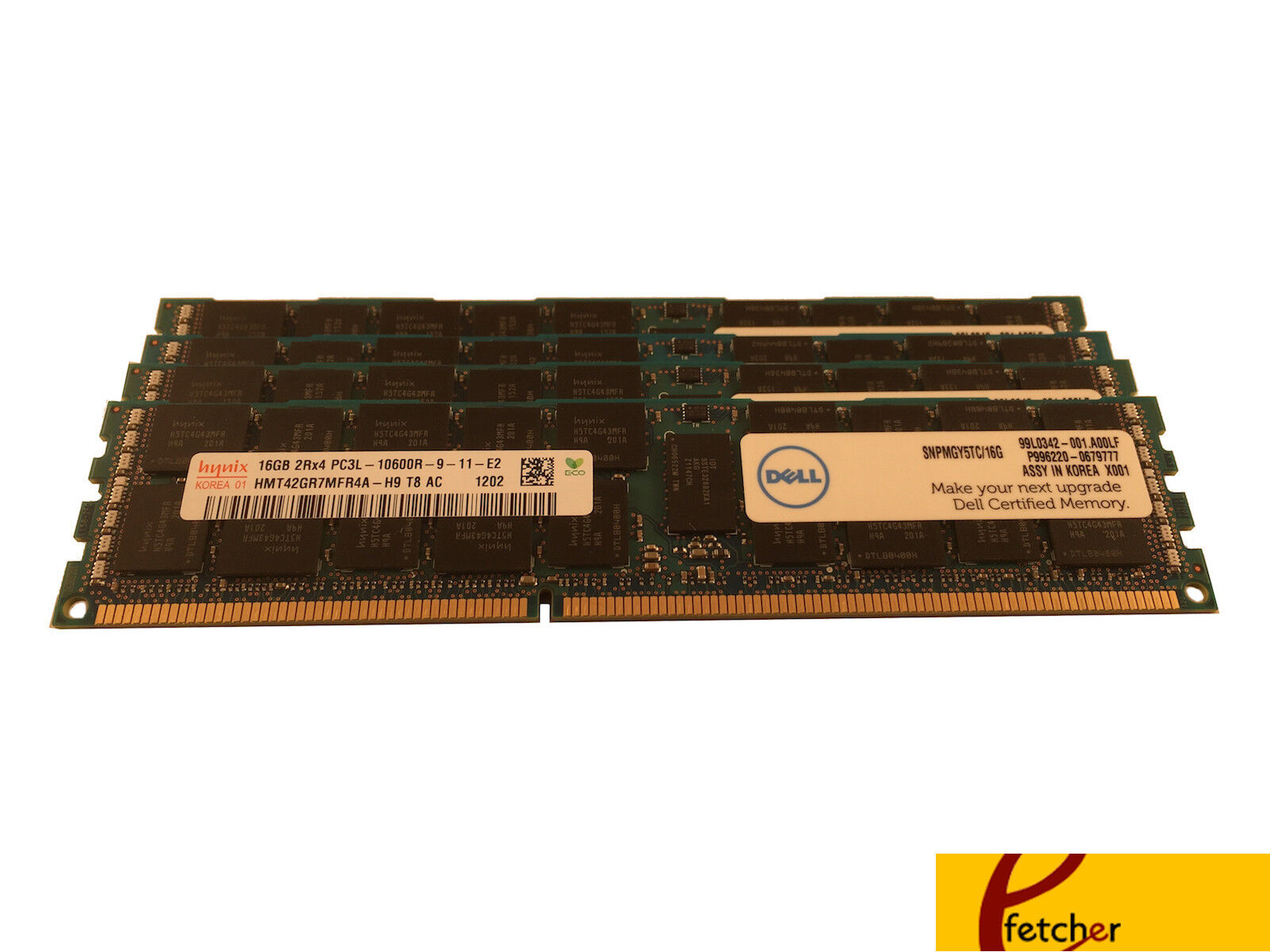 64GB (4 X 16GB) Dell Original Memory SNPMGY5TC/16G For Dell PowerEdge & Works
