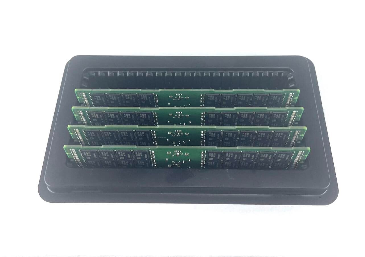 Lot of 4 Micron 16GB DDR4 PC4-2400T 1Rx4 ECC REG DIMM MTA18ASF2G72PZ-2G3B1