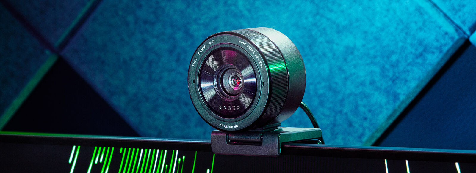 Razer Kiyo Pro Ultra 4K Webcam for Content Creation Certified Refurbished