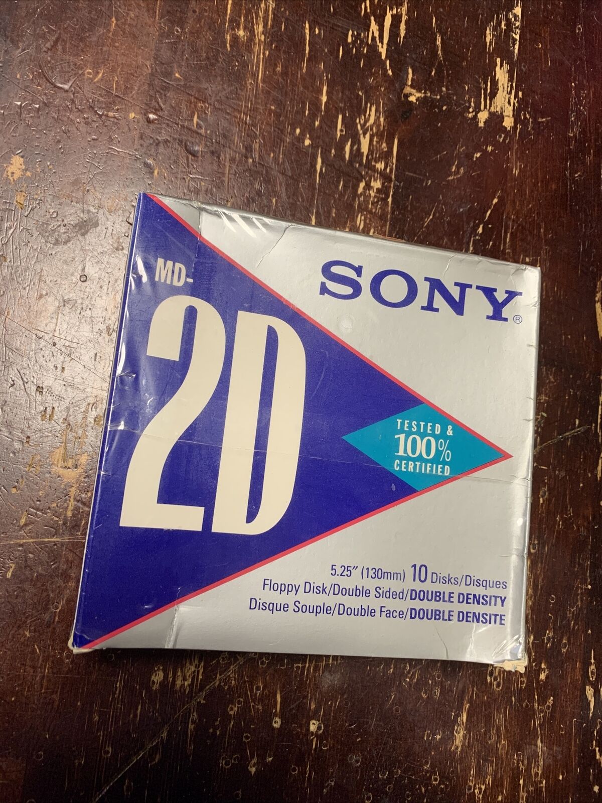 New Sony MD-2D 5.25” 10 Flappy Disks