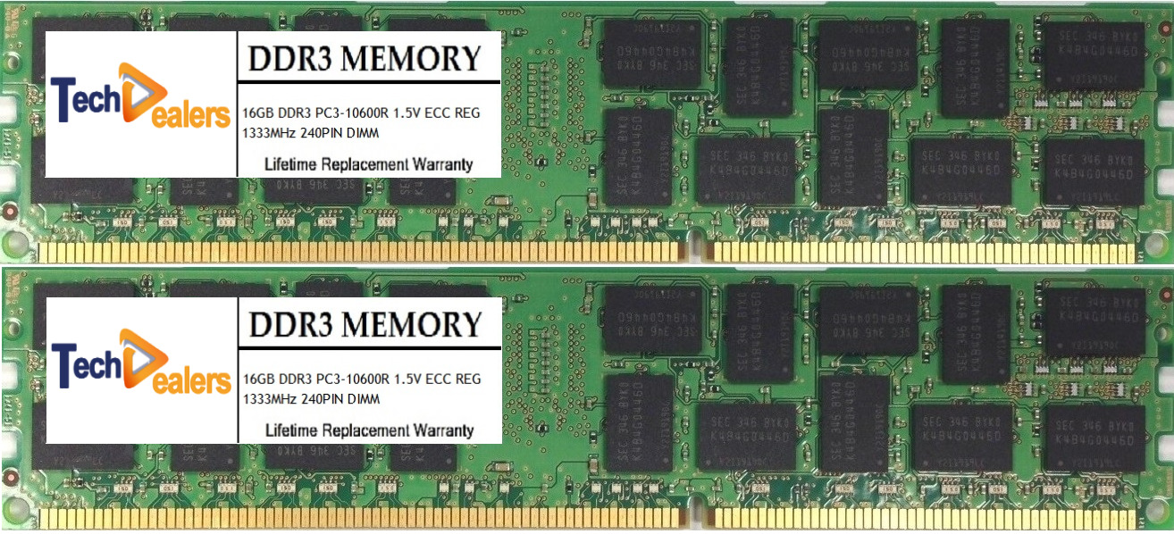 32GB 2X16GB DDR3 1333MHz ECC REG MEMORY FOR 2010 APPLE MAC PRO 5,1