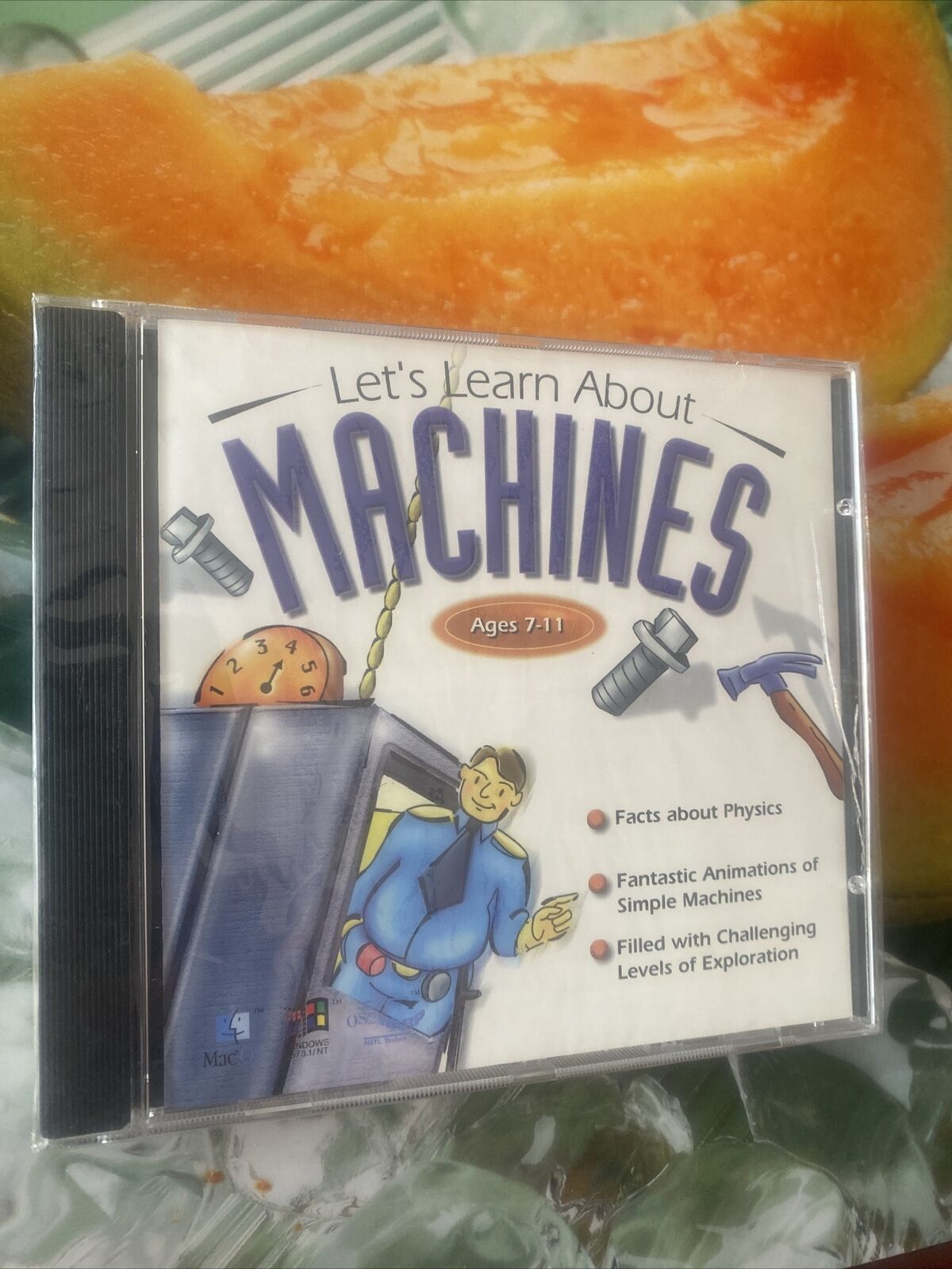 Let\'s Learn About Machines Ages 7-11 PC win 95 3.1 NT OS/2 -  New- Ships Fast