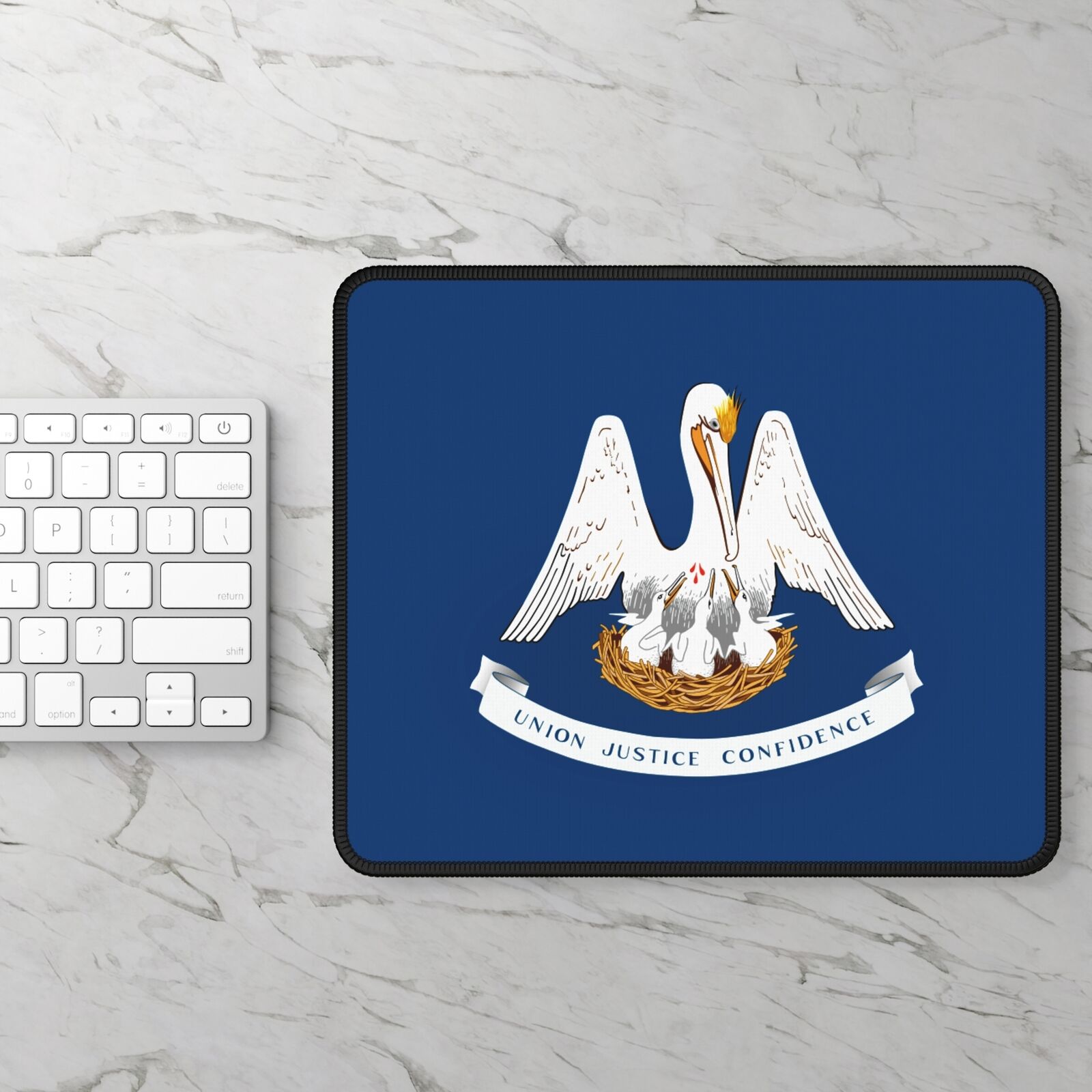The State of  Louisiana State Flag Gaming & Mouse Pad