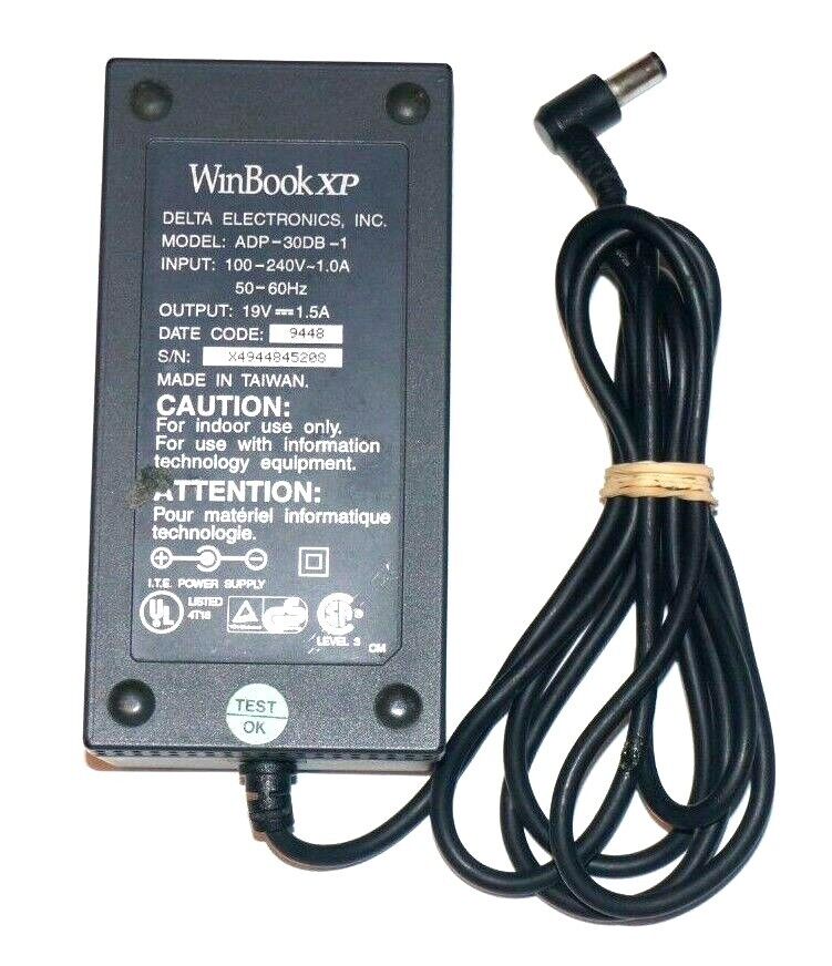 Genuine Delta Electronics AC Adapter Model: ADP-30DB-1 for Winbook XP  19V-1.5A
