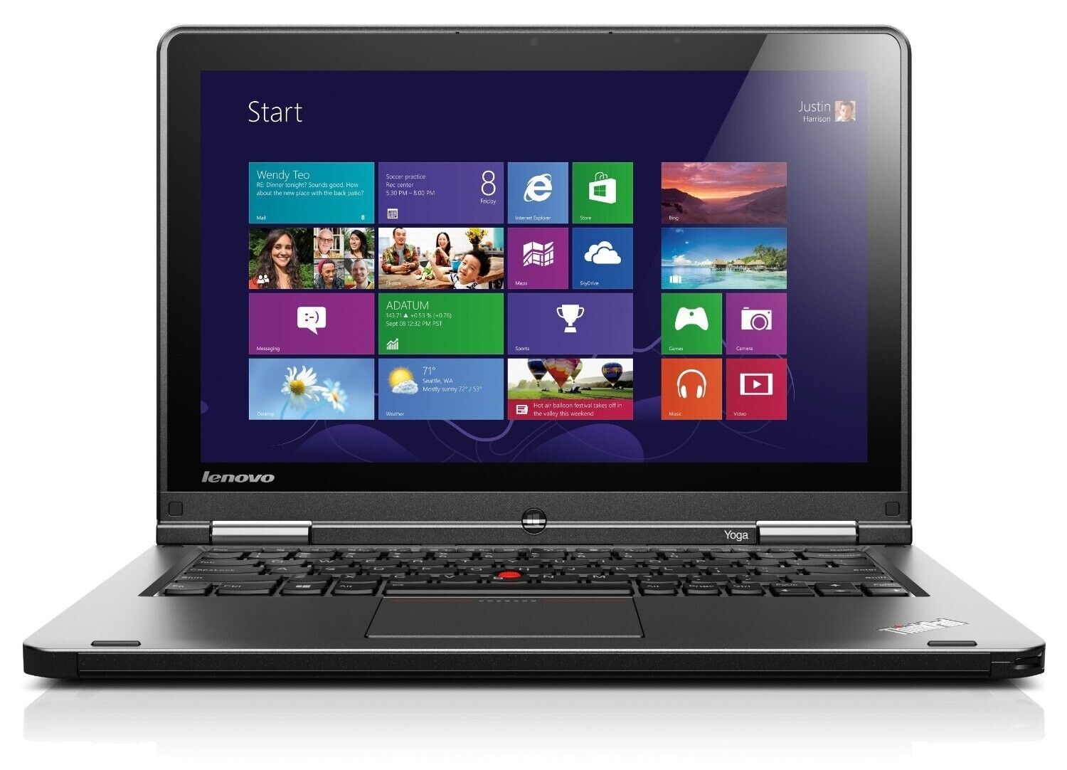 Lenovo S1 Yoga 12 Laptop 2-in-1 Touchscreen 12.5