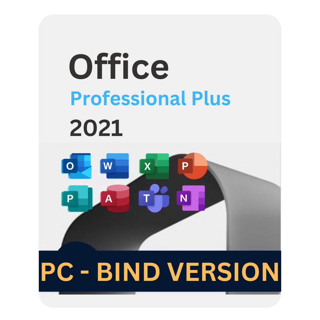 Microsoft Office 2021 Professional Plus PC Lifetime for Windows BIND VERSION