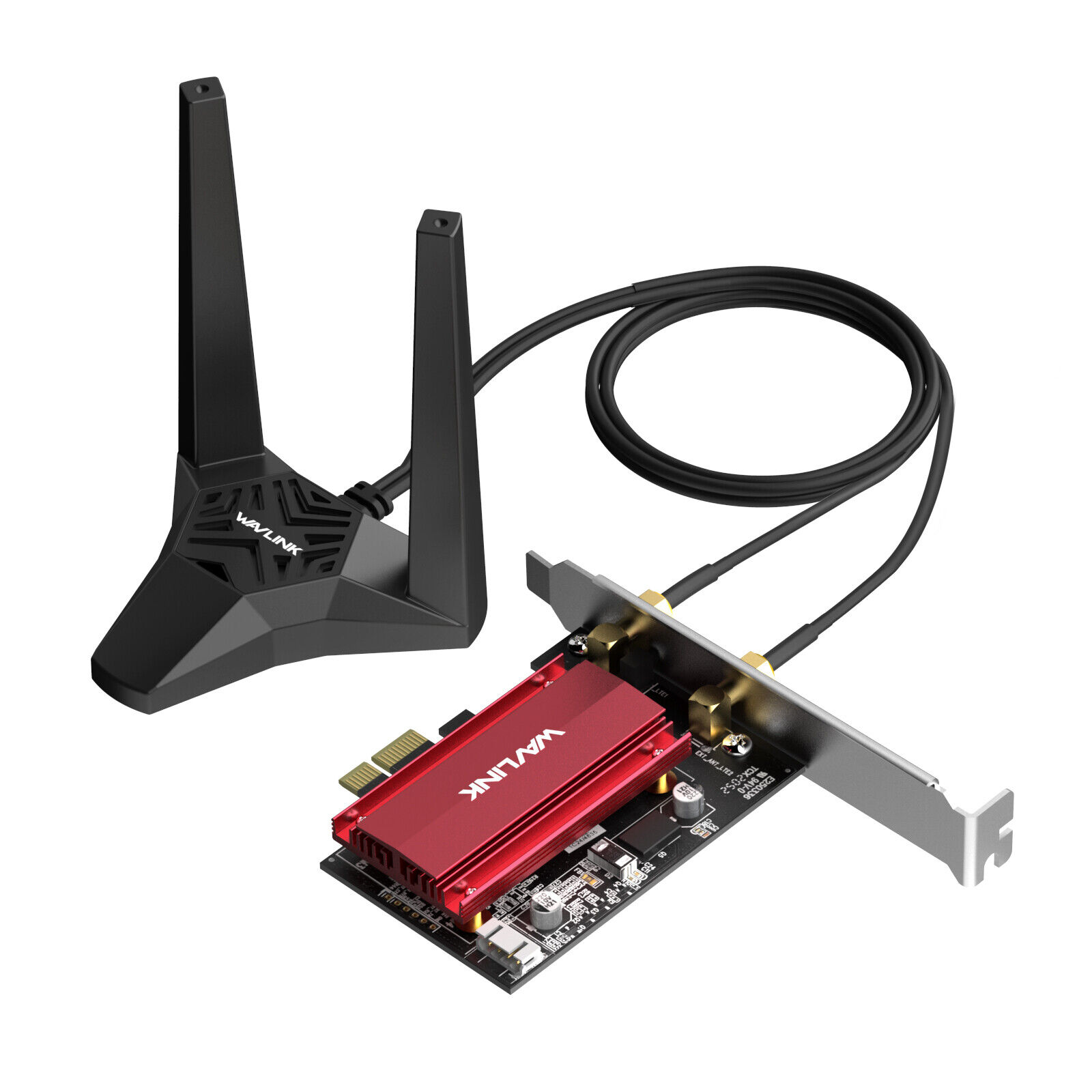 AX5400M WiFi 6E PCIe Network Card Bluetooth 5.3 AX210 Tri-Band Wireless Adapter