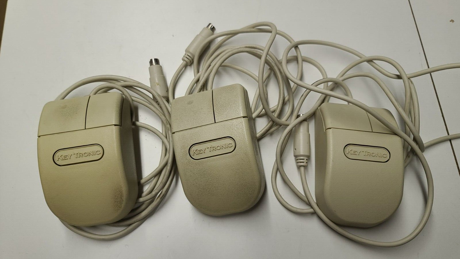 LOT OF 3  Vintage Keytronic Mice 2HW73-1EP