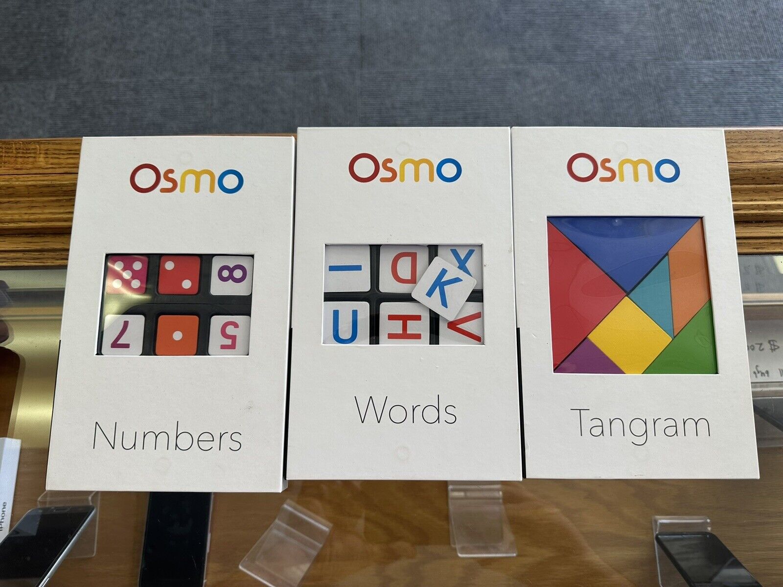 Osmo Genius Kit for iPad Words Numbers Tangram only no base Ages 6+