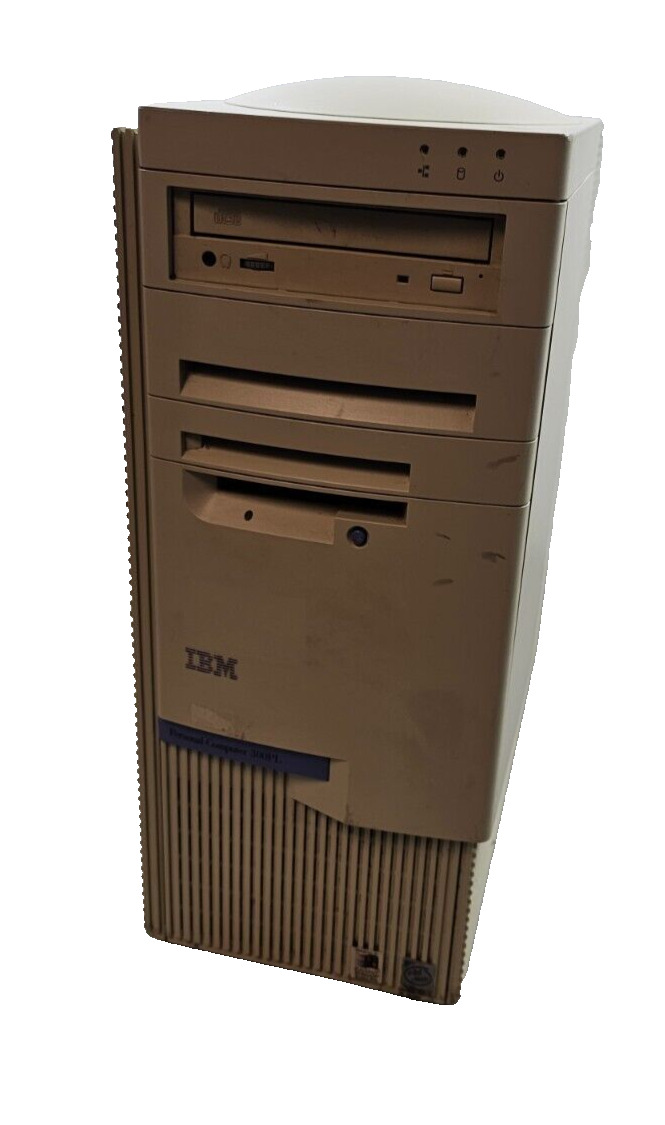 Vintage IBM 300PL Retro Computer, Pentium 2 350Mhz, 384MB RAM, NO HDD No OS