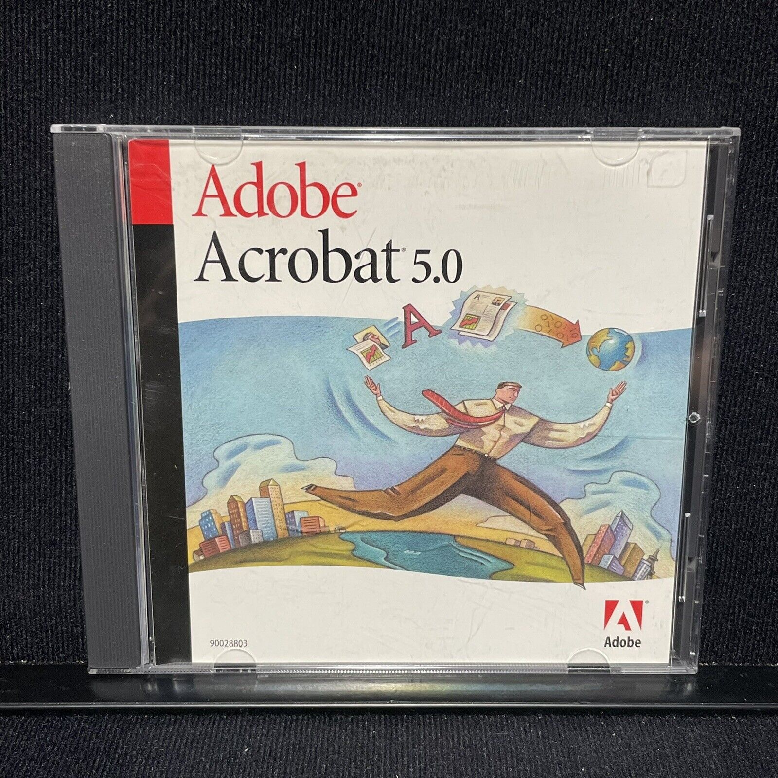 Adobe Acrobat 5.0 Upgrade Windows 90028803 CD-ROM Pre Owned Vintage 2001 No Key