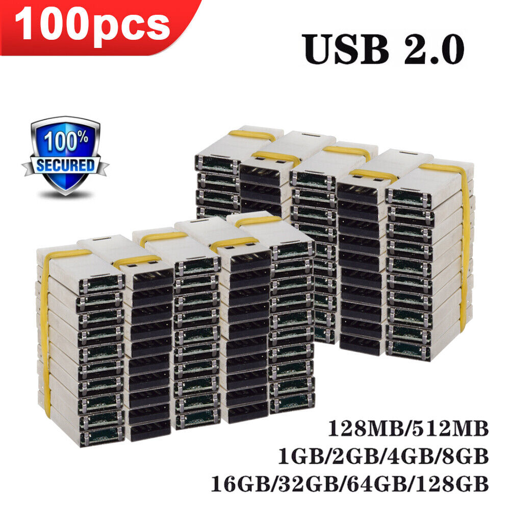 Wholesale USB 2.0 Flash Drive Chips 10/20/30/50/100PCS Drive Flash Memory UDisk