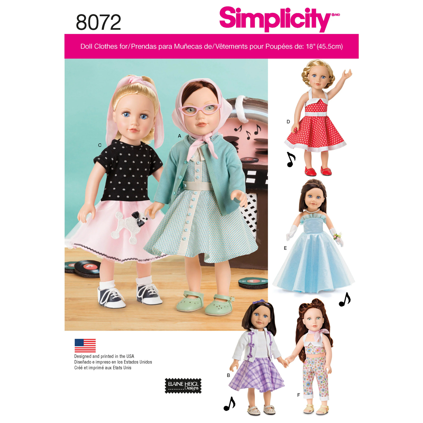 Simplicity Sewing Pattern 8072 Vintage Inspired 18\