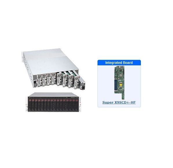 Supermicro SYS-5037MC-H86RF 3U MicroCloud Server