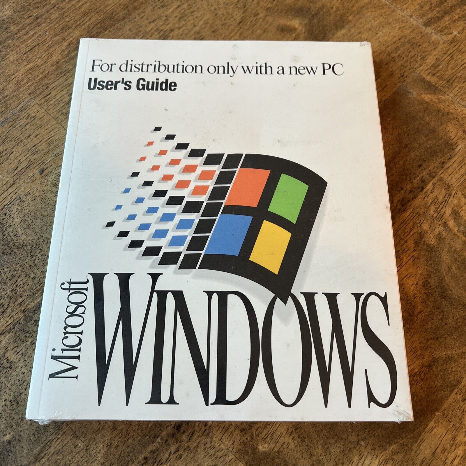Vintage Microsoft Windows 3.1 User's Guide Brand New / Sealed F7.2