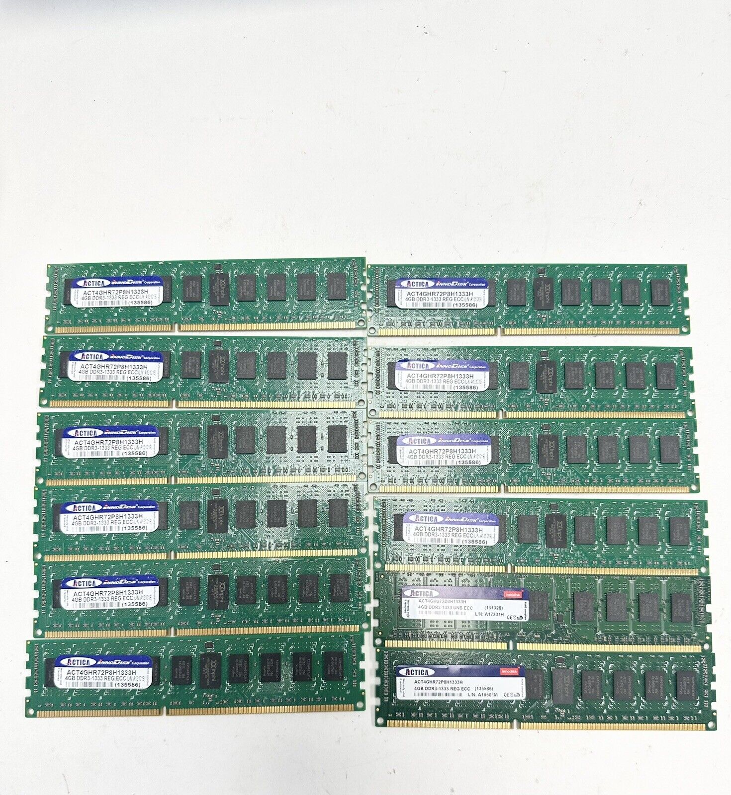 Actica 48GB (12x4GB) DDR3-1333 Memory ACT4GHR72P8H1333H