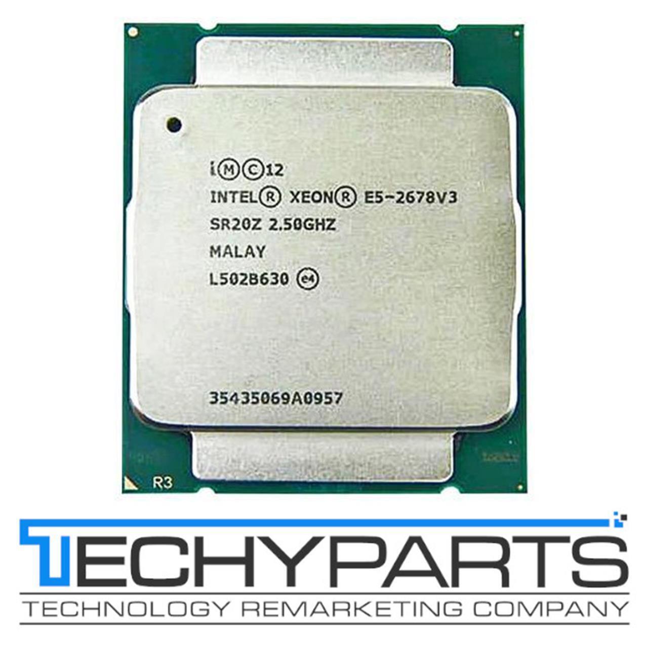Intel SR20Z Xeon E5-2678v3 2.5Ghz 12-Core 30M 6.4GT/s LGA2011-3 Processor CPU