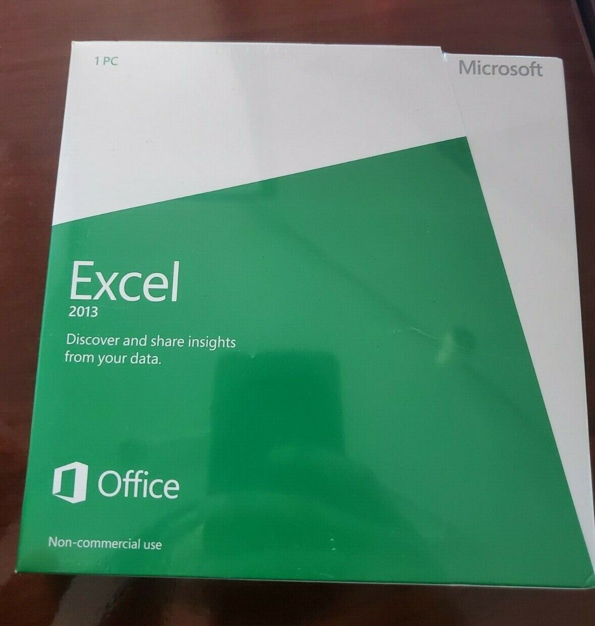 Microsoft Excel 2013 Retail DVD Install PC Windows 1 PC Non Commercial Use