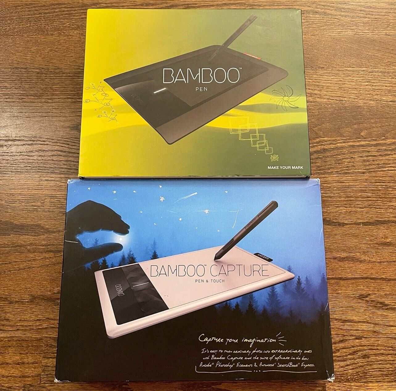 Wacom CTH470 Bamboo Capture Pen & Touch & Wacom CTL460 Bamboo Pen Digital Tablet