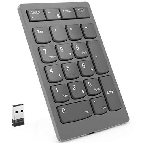 Lenovo Go Wireless Numeric Keyboard, 21 buttons, Black & Exceptionally Elegant