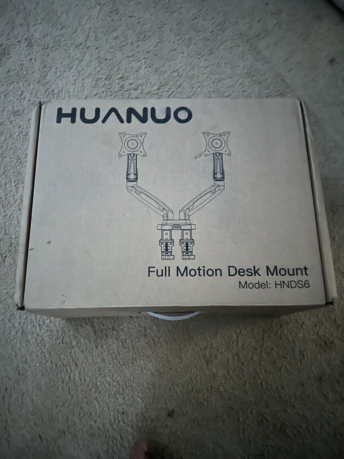 HUANUO HNDS6 Dual Monitor Stand - Black