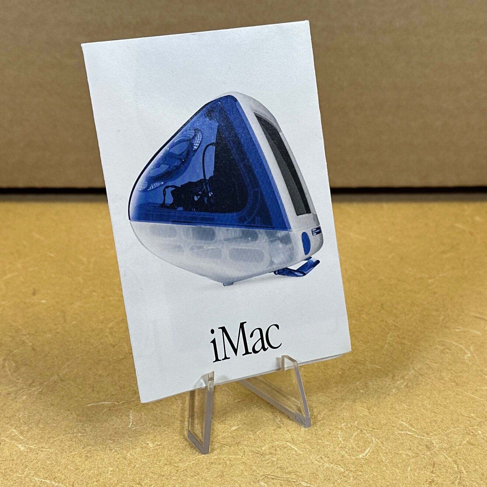 MINT Brochure Colorful Blue iMac from Apple Computer Store_22 yrs old Macintosh