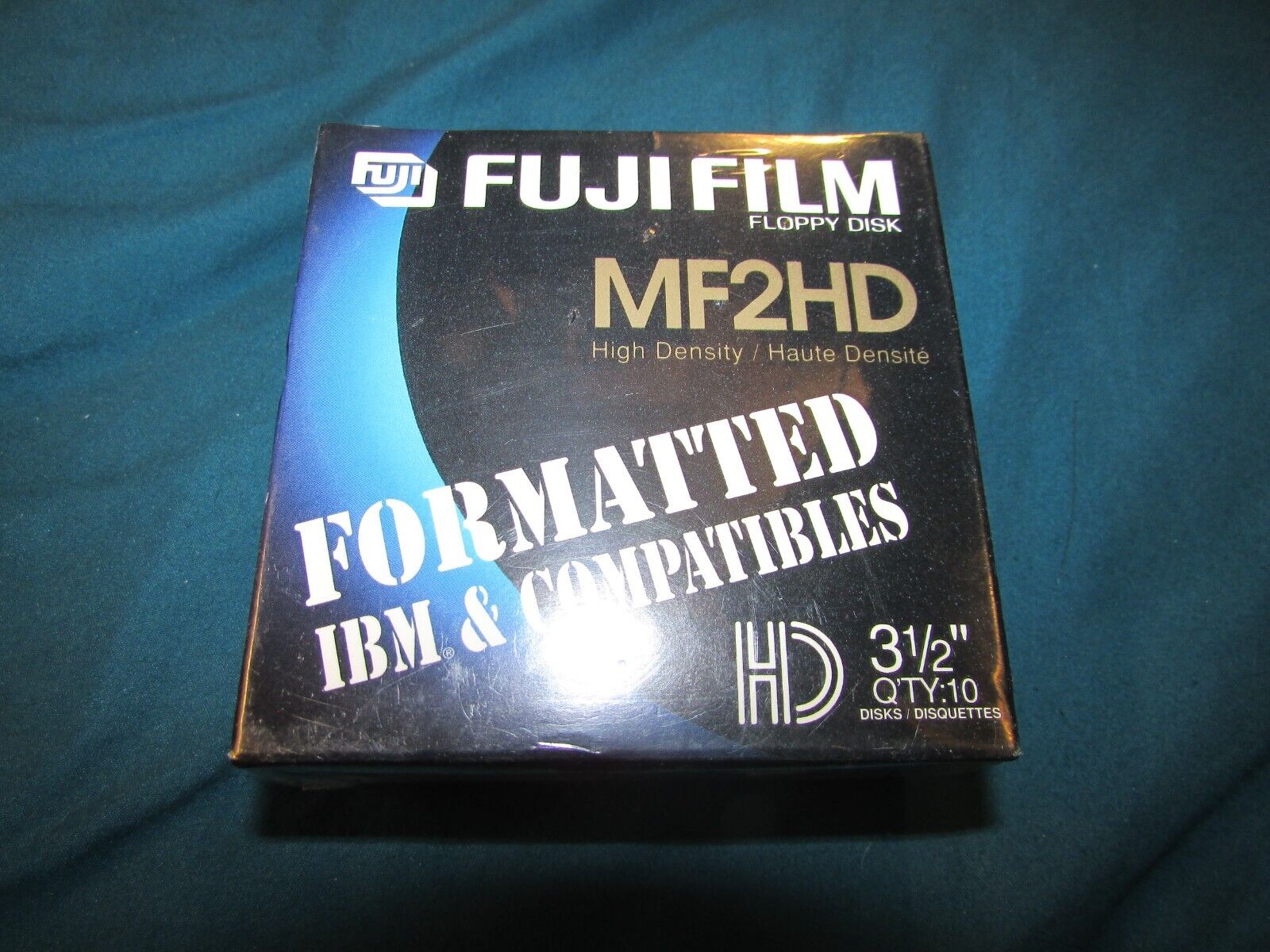 Fuji Film MF2HD High Density 3.5 Inch Floppy Disks 10 disk New Fast shipping