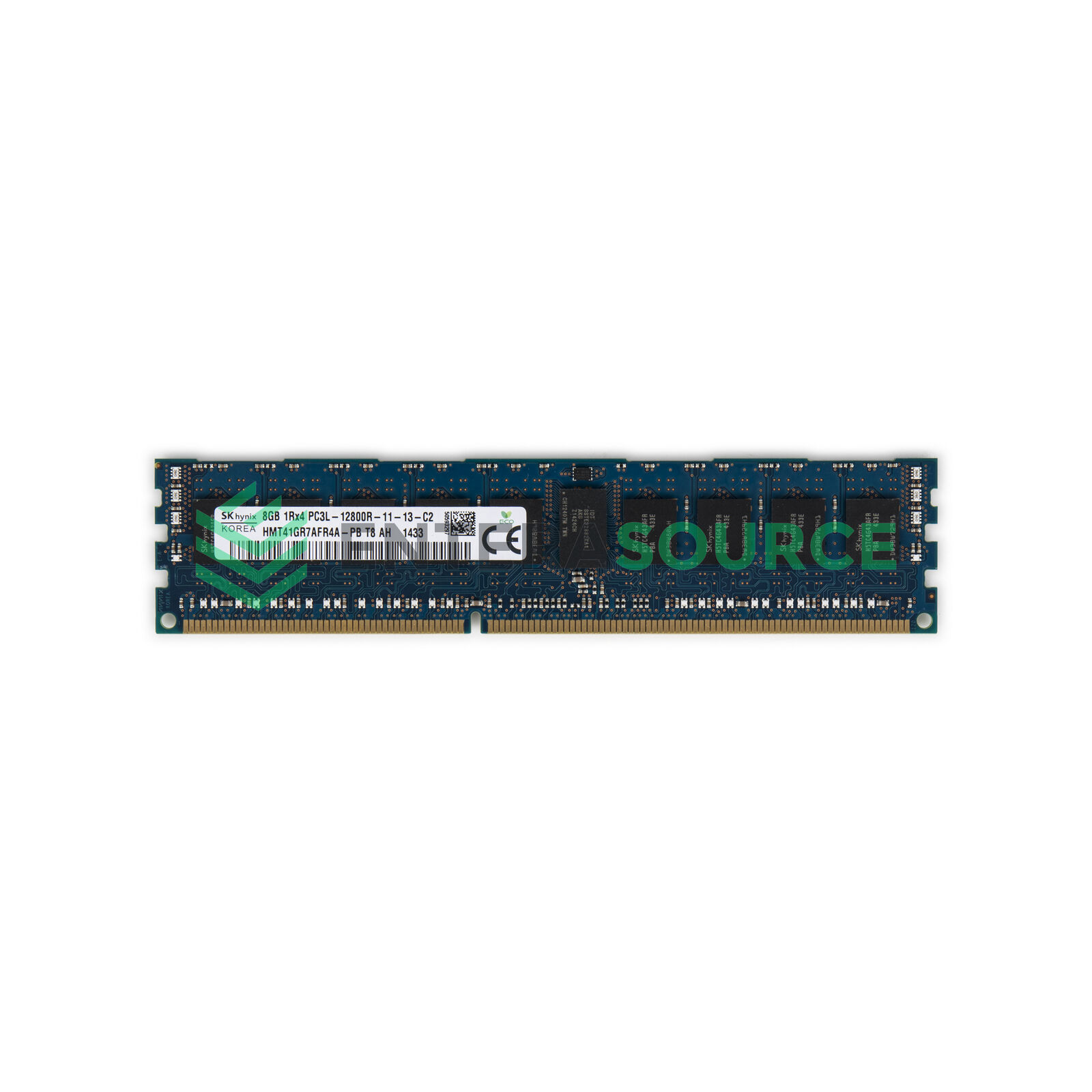 Hynix HMT41GR7AFR4A-PB 8GB DDR3-1600 PC3L-12800R 1Rx4 ECC Server Memory Module