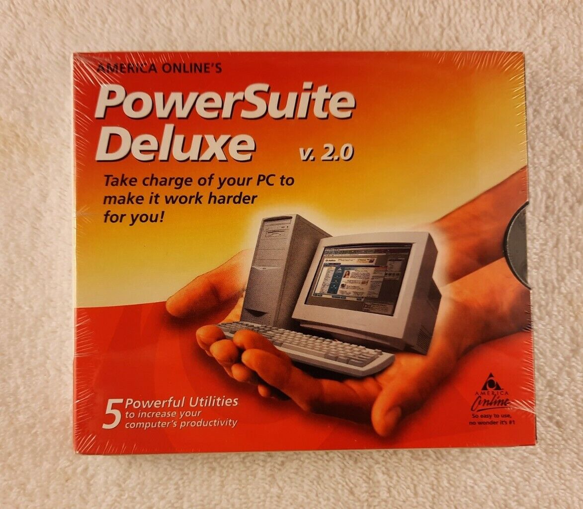 Vintage America Online's PowerSuite Deluxe v. 2.0 BRAND NEW Sealed