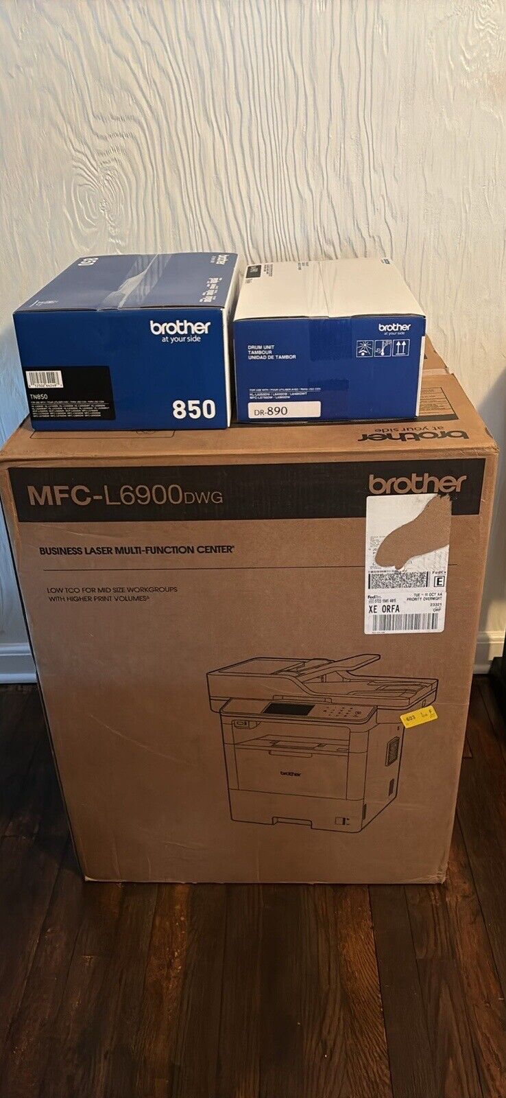 Brother MFC-L6900DWG Business Laser Multifunction Printer Drum Toner USED 6mths