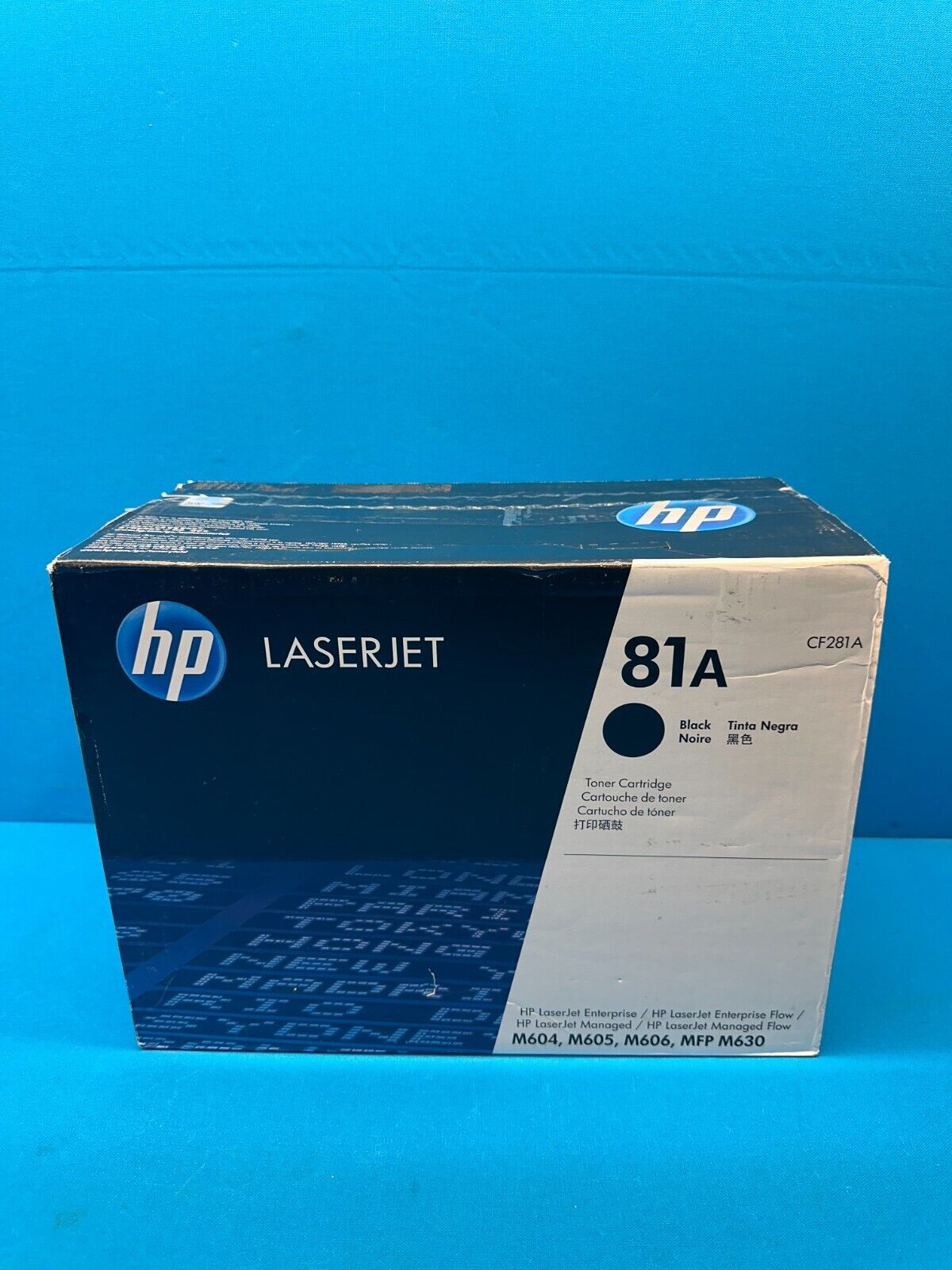 Genuine HP LaserJet 81A Black Toner Cartridge CF281A For M604 / M605 Printer