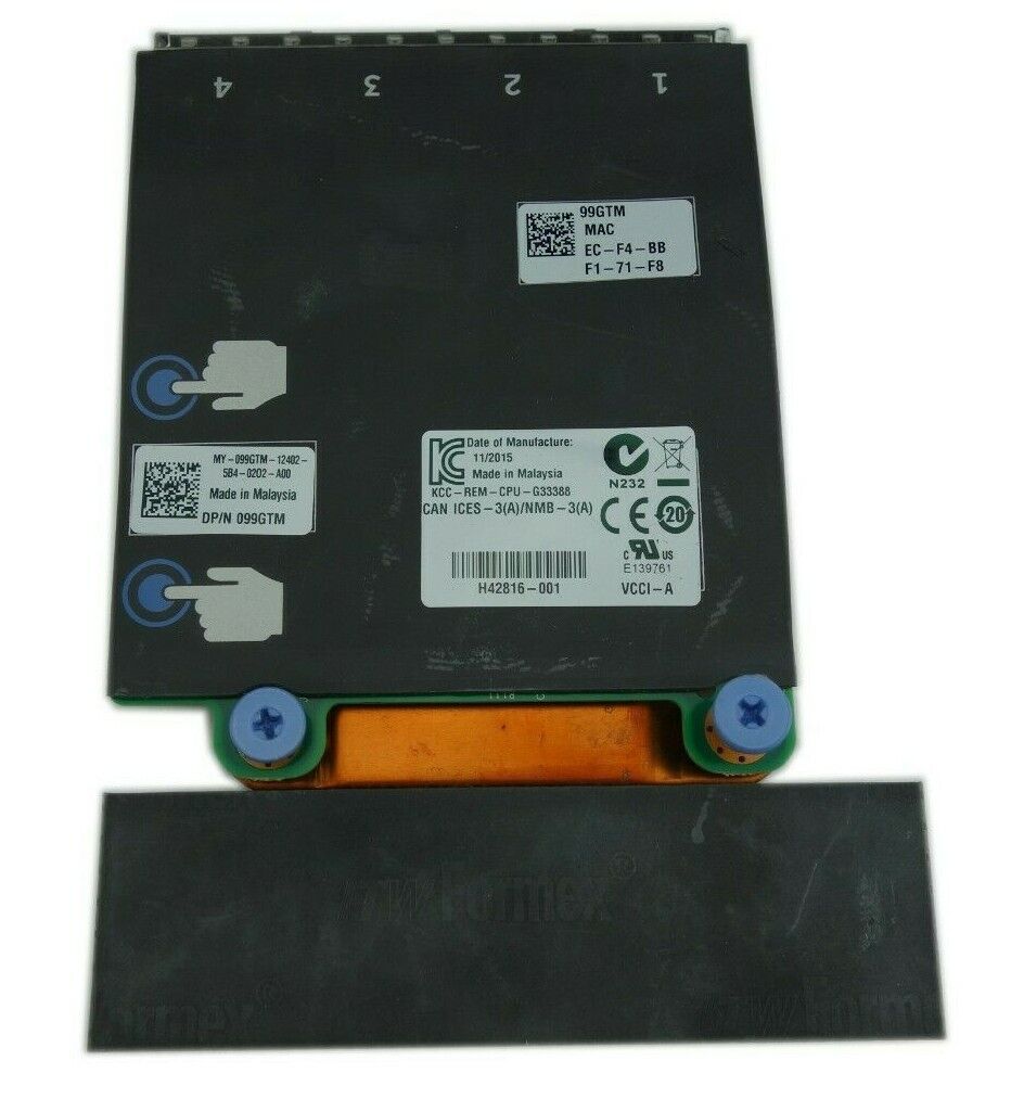 Dell Intel X540/I350 Quad Port RJ45 2x 10Gb 2x 1Gb Network Daughter Card 99GTM  