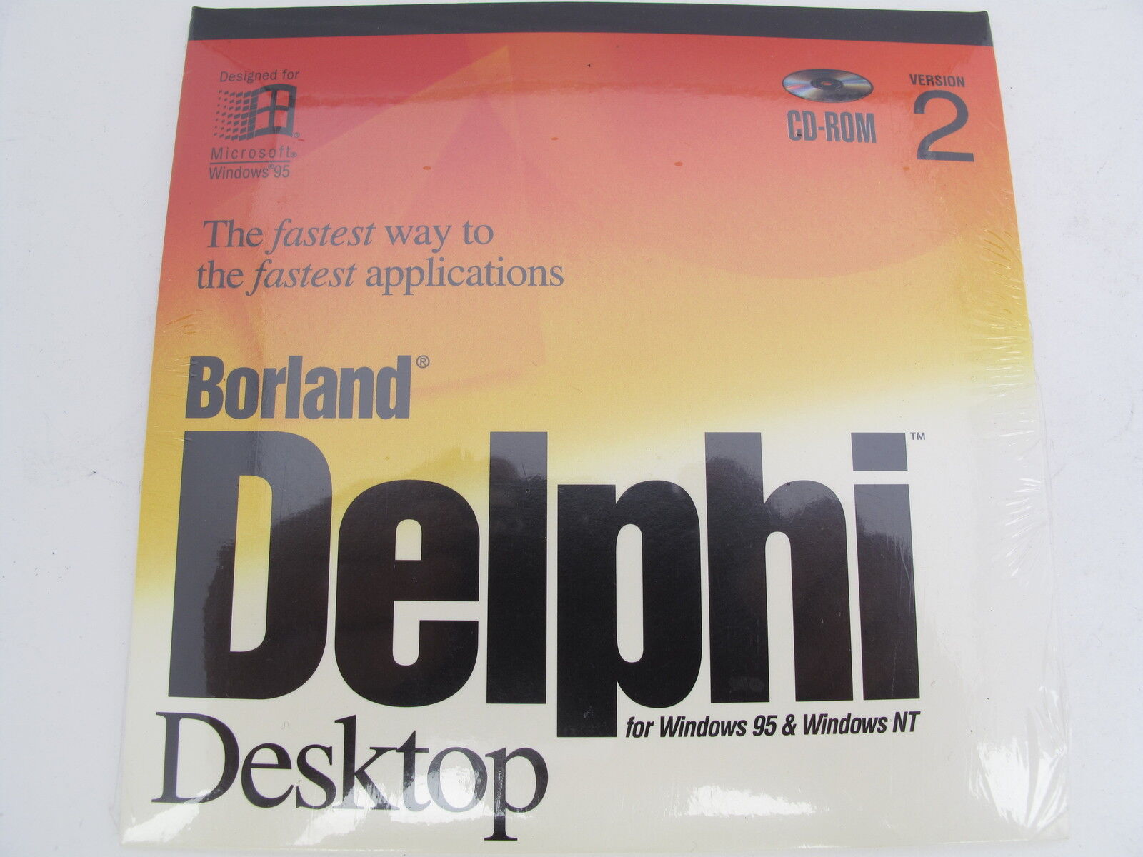 Borland Delphi Desktop Version 2 Windows 95 / NT 32-bit HDC1320WW10180 BOR8822
