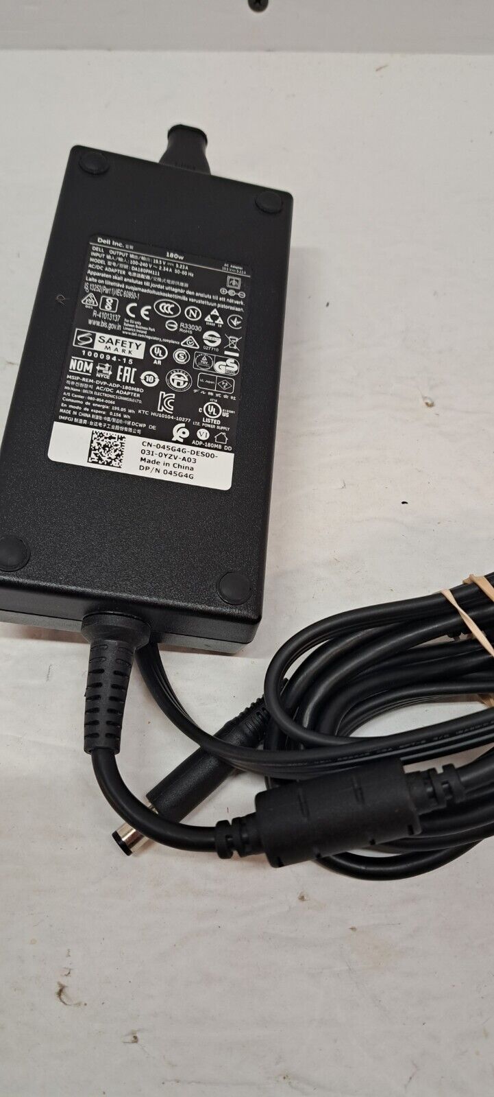 Genuine Dell Laptop Charger AC Power Adapter DA180PM111 ADP-180MB DD 045G4G 180W