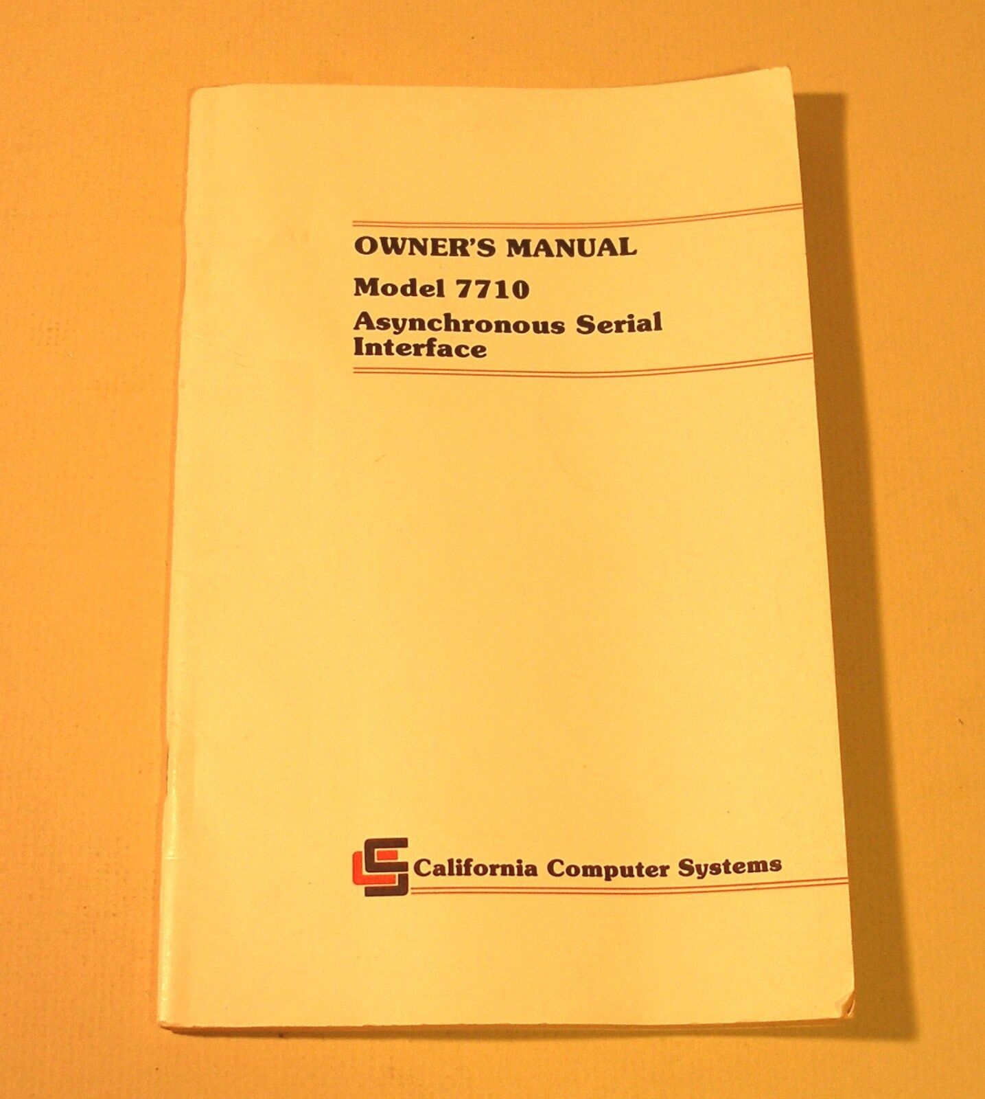 Very Rare Owner\'s Manual to one of the First Apple II Serial Cards