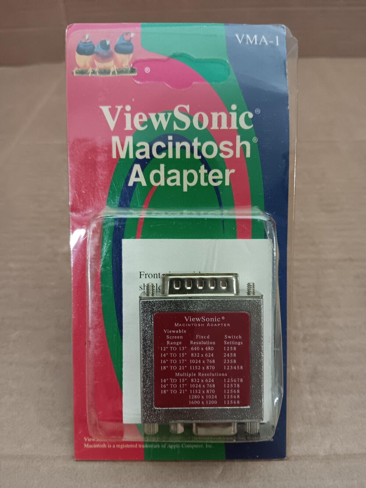 Viewsonic VMA-1 Macintosh Video Adapter for Apple