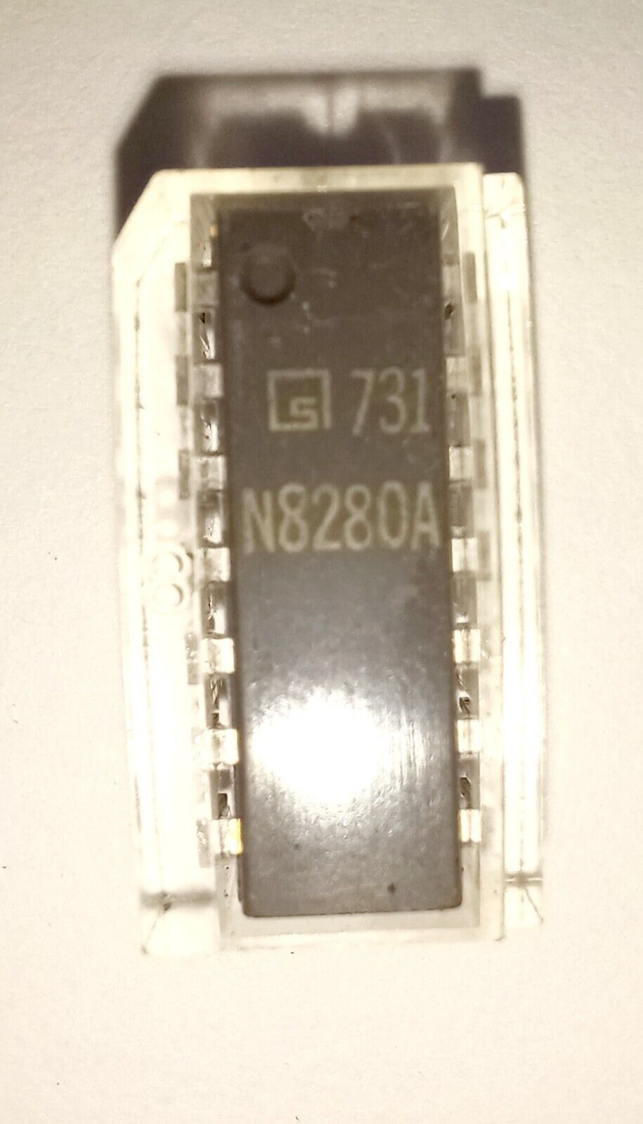 SIGNETICS N8280A IC chip microchip DIP-14 vintage 1973    DECADE asynchronous 