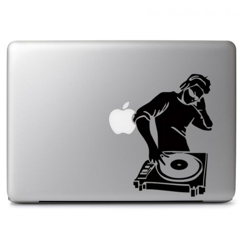 DJ Music Turntable Controller Decal Sticker for Macbook Laptop Car Window Decor