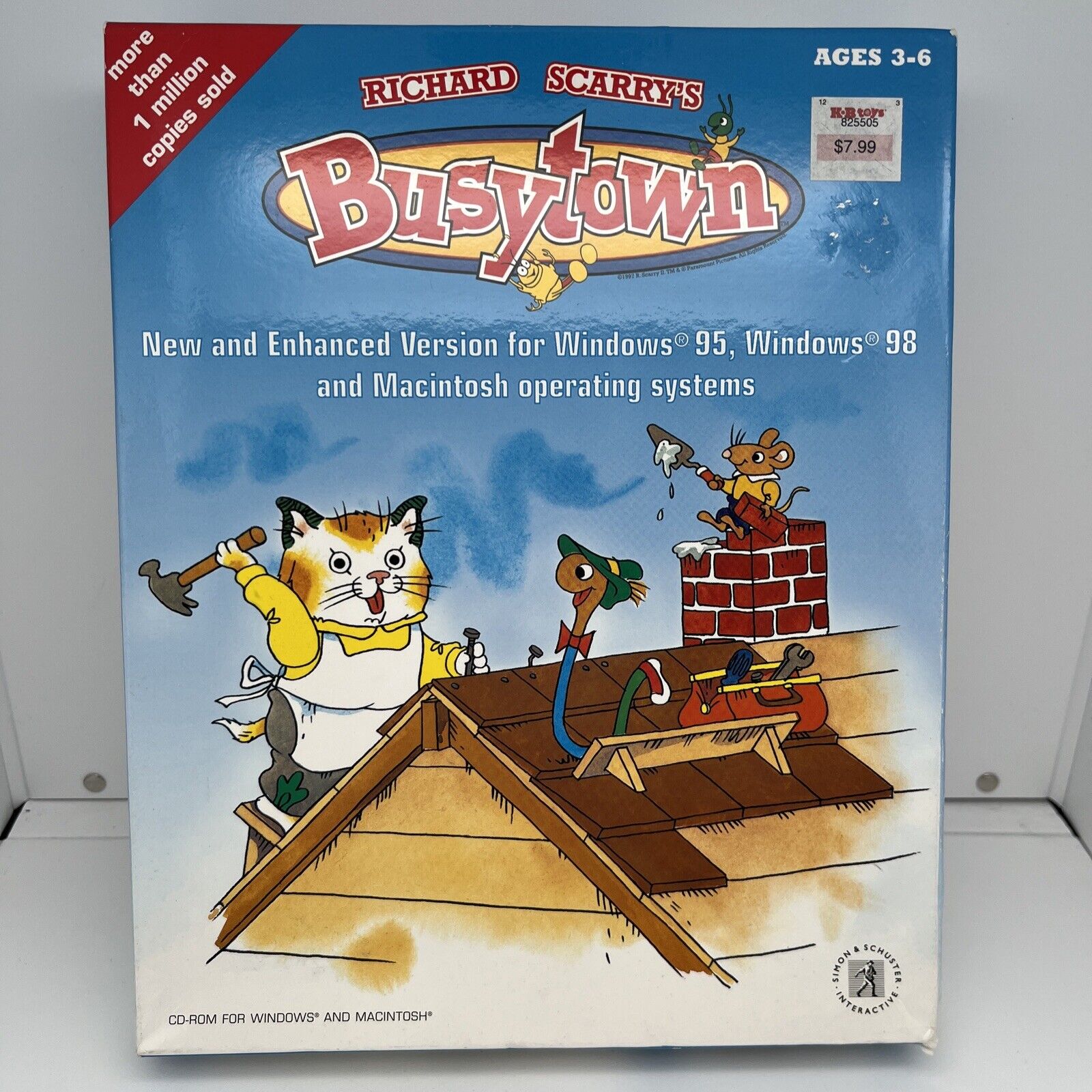 Richard Scarry's Busytown 2000 by Richard Scarry (1999, CD-ROM) SEALED Big Box