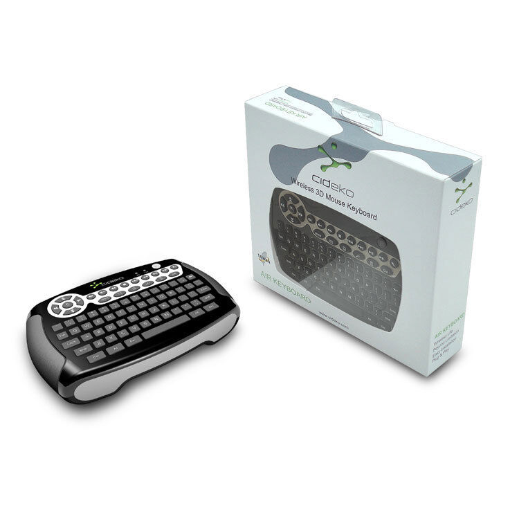 Brand New Cideko Wireless Air Keyboard 2.4GHz for Gaming, PT, Home theater