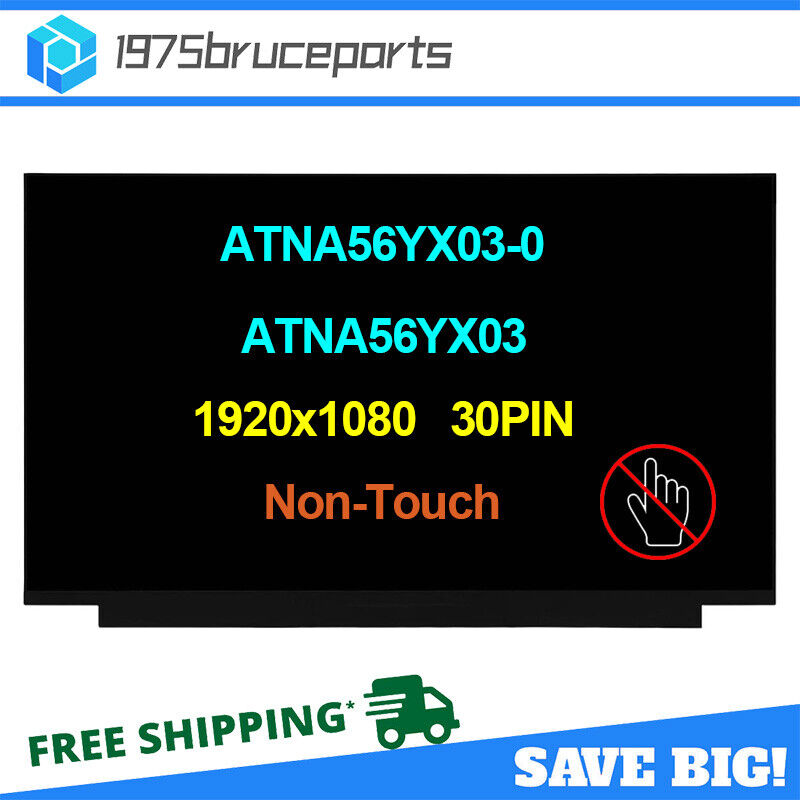 New 15.6inch OLED FHD 1920X1080 IPS EDP 30Pins ATNA56YX03-0 (SDC4161) ATNA56YX03
