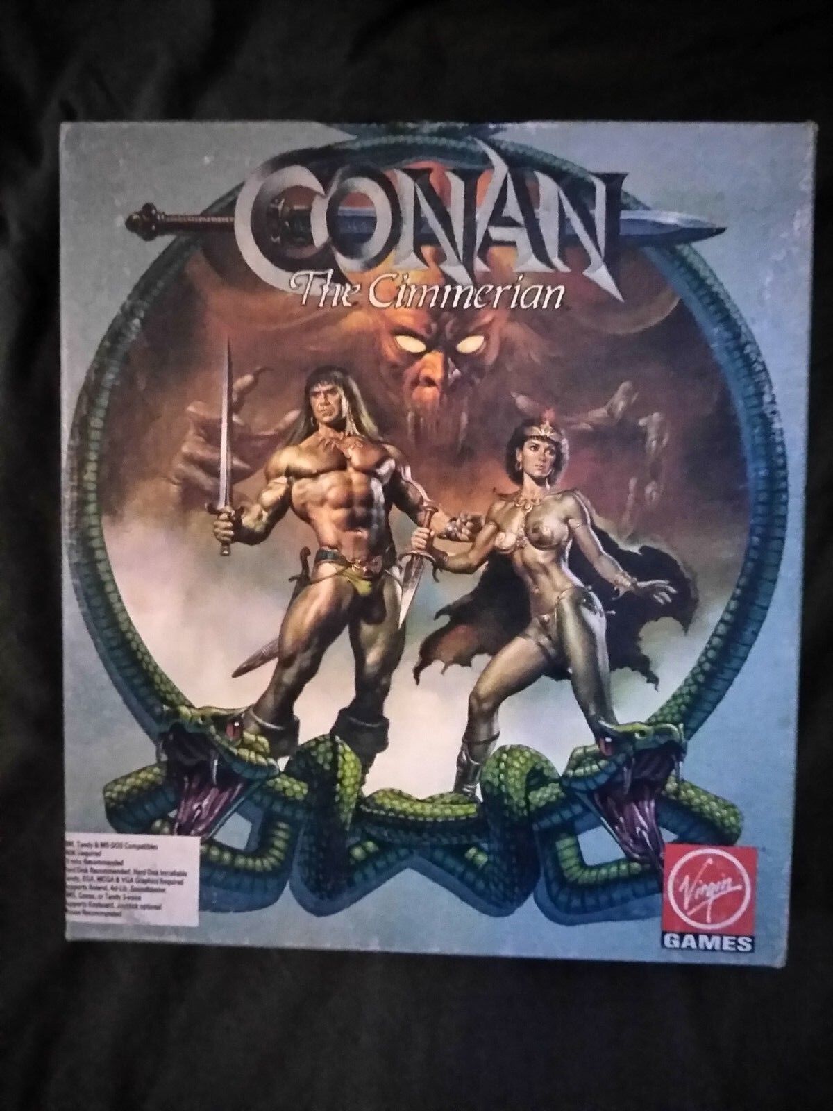Conan the Cimmerian pc game 5 1/4 floppies
