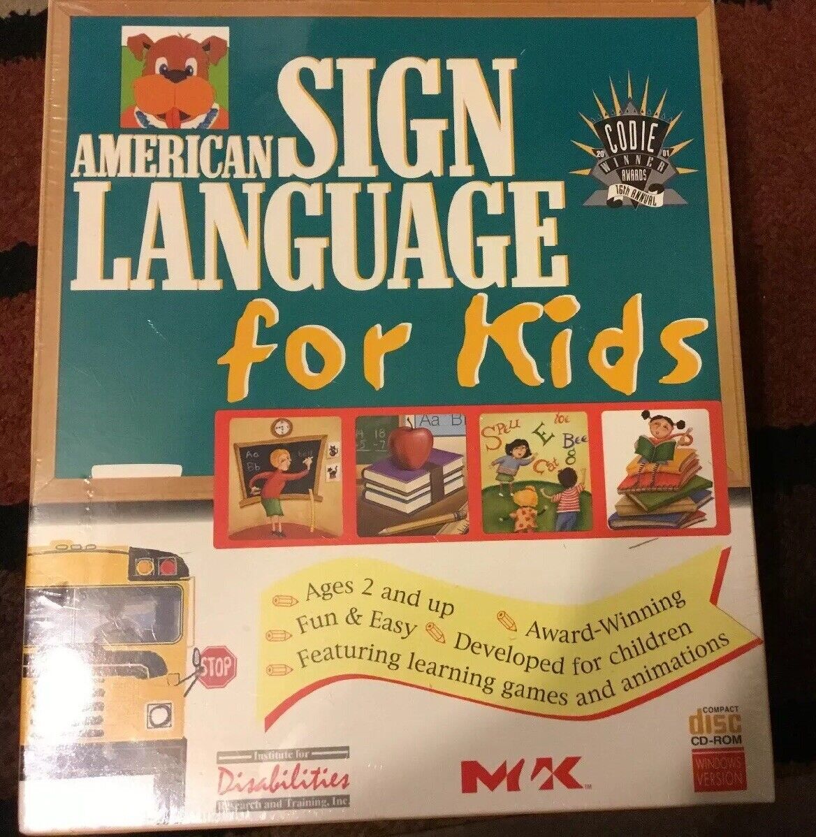 American Sign Language For Kids & Dictionary Sealed